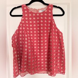 CROSBY By Mollie Burch Pink Layered Tank Top